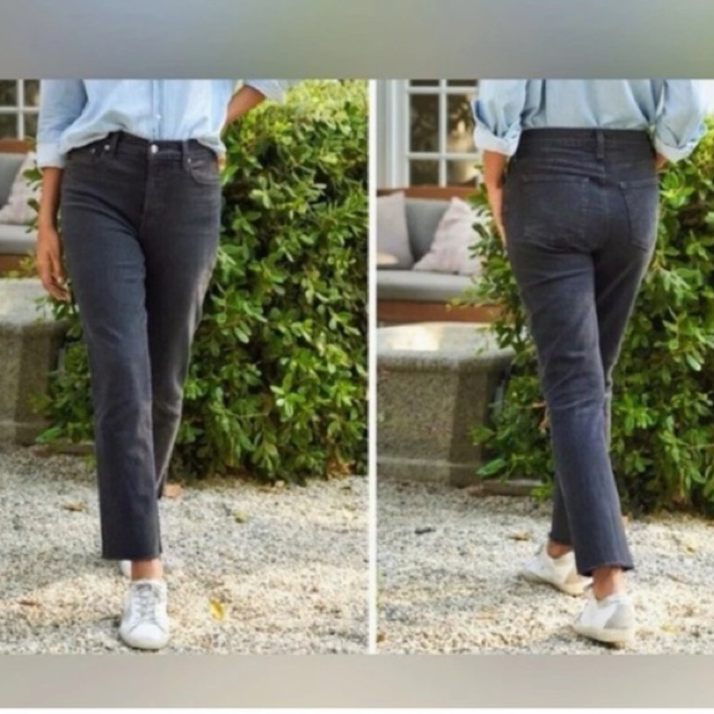 Frank & Eileen Cork High Rise Straight Leg Stretch Jeans
